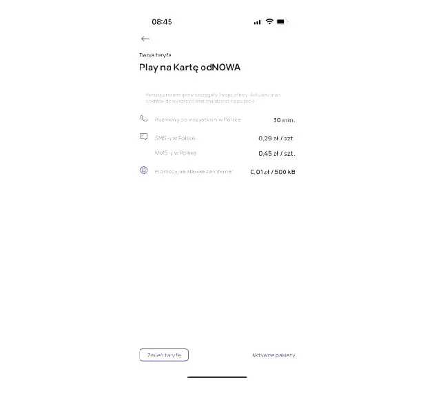 Jak szybko sprawdzić ważność pakietu sms w Play